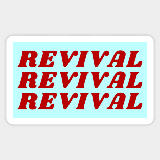 Revival | Christian Typography Sticker